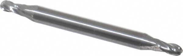 Hertel E5252008 Ball End Mill: 0.125" Dia, 0.25" LOC, 4 Flute, Solid Carbide Image