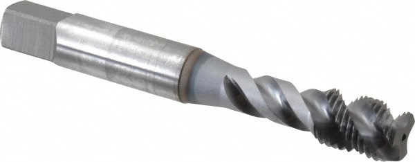 OSG 2941808 Spiral Flute Tap: 3/8-24, UNF, 3 Flute, Modified Bottoming, Vanadium High Speed Steel, TICN Finish Image