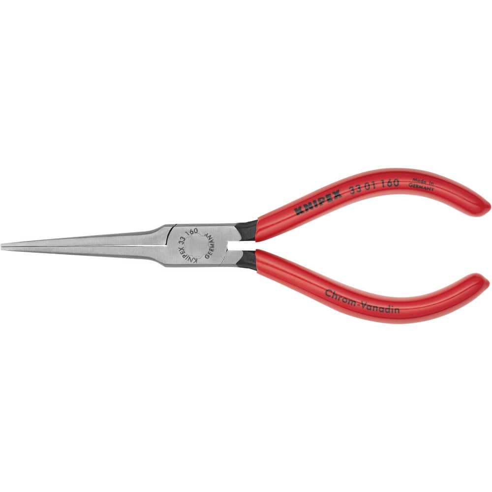 Long Nose Pliers; Pliers Type: Duckbill Pliers; Long Nose Pliers ; Jaw Texture: Smooth ; Jaw Length (Inch): 2-11/64 ; Jaw Width (Inch): 19/32 ; Jaw Bend: 0 ; Handle Type: Dipped