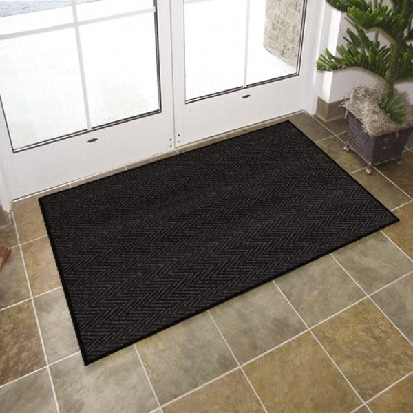 PRO-SAFE - 60' Long x 3' Wide, Poly-Blended Carpet Surface, Chevron ...