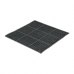 PRO-SAFE 3917809203X3 Anti-Fatigue Modular Tile Mat: Dry & Wet Environment, 3" Length, 36" Wide, 5/8" Thick, Black Image