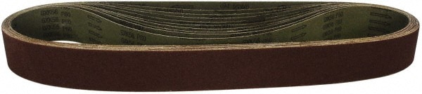 168 Length 3 Width 168 Length VSM Abrasives Co. VSM 5709 Abrasive Belt Brown 180 Grit Fine Grade Pack of 10 3 Width Aluminum Oxide Cloth Backing