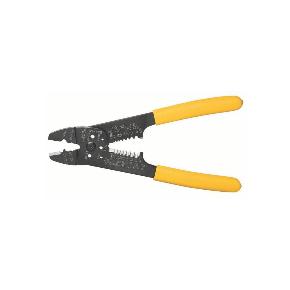 Wire Stripper: 8 AWG Max Capacity