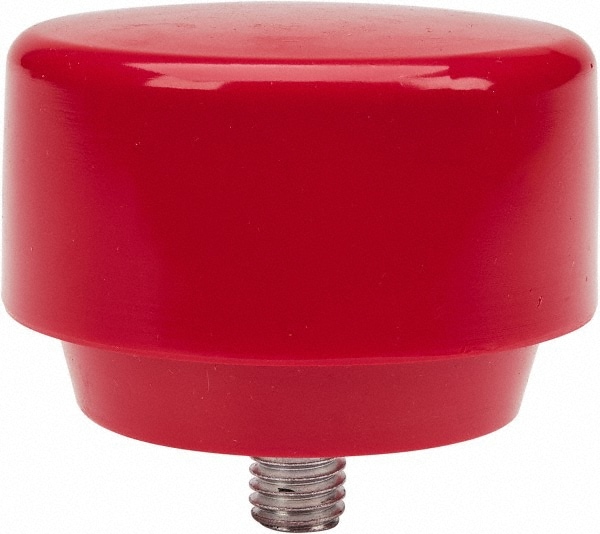 Nupla 15303 3" Face Diam, Grade Medium, Red Hammer Tip/Face 