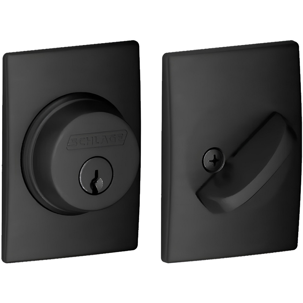 Schlage Residential Deadbolts: Deadbolt Type: Deadbolt; Lock Type: Single Cylinder; Key Type: Keyed Different; Mount Type: Through Hole