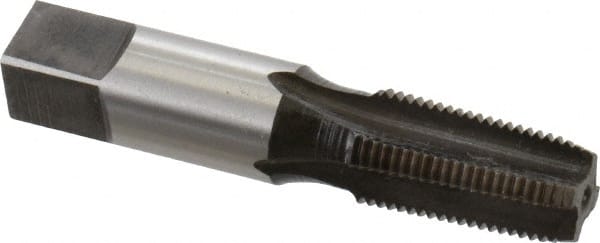 Reiff & Nestor 46264 Standard Pipe Tap: 1/8-27, NPTF, 4 Flutes, High Speed Steel, Nitride Finish 