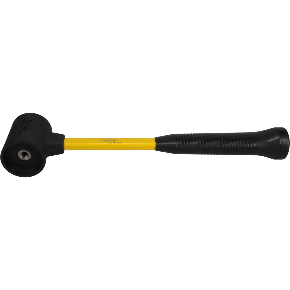 Non-Marring Hammer: 24 oz, 2" Face Dia, Composite Head