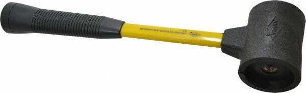 Non-Marring Hammer: 40 oz, 2-1/2" Face Dia, Composite Head