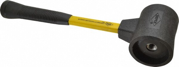 Non-Marring Hammer: 52 oz, 3" Face Dia, Composite Head