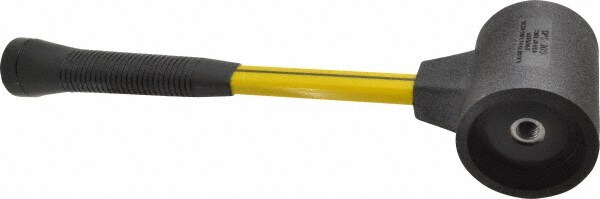 Non-Marring Hammer: 104 oz, 3" Face Dia, Composite Head