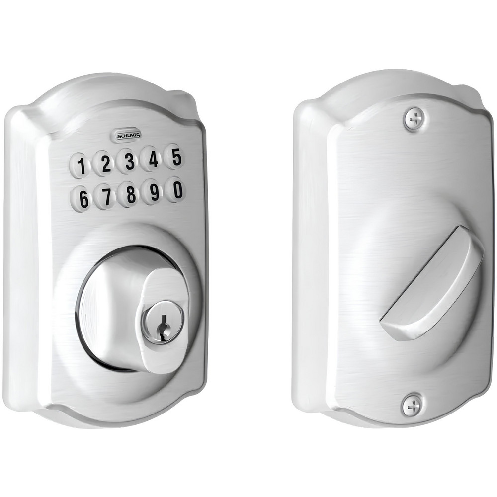 Schlage Deadbolts; Deadbolt Type Electric Bolt; Lock Type Combination Entry with Key