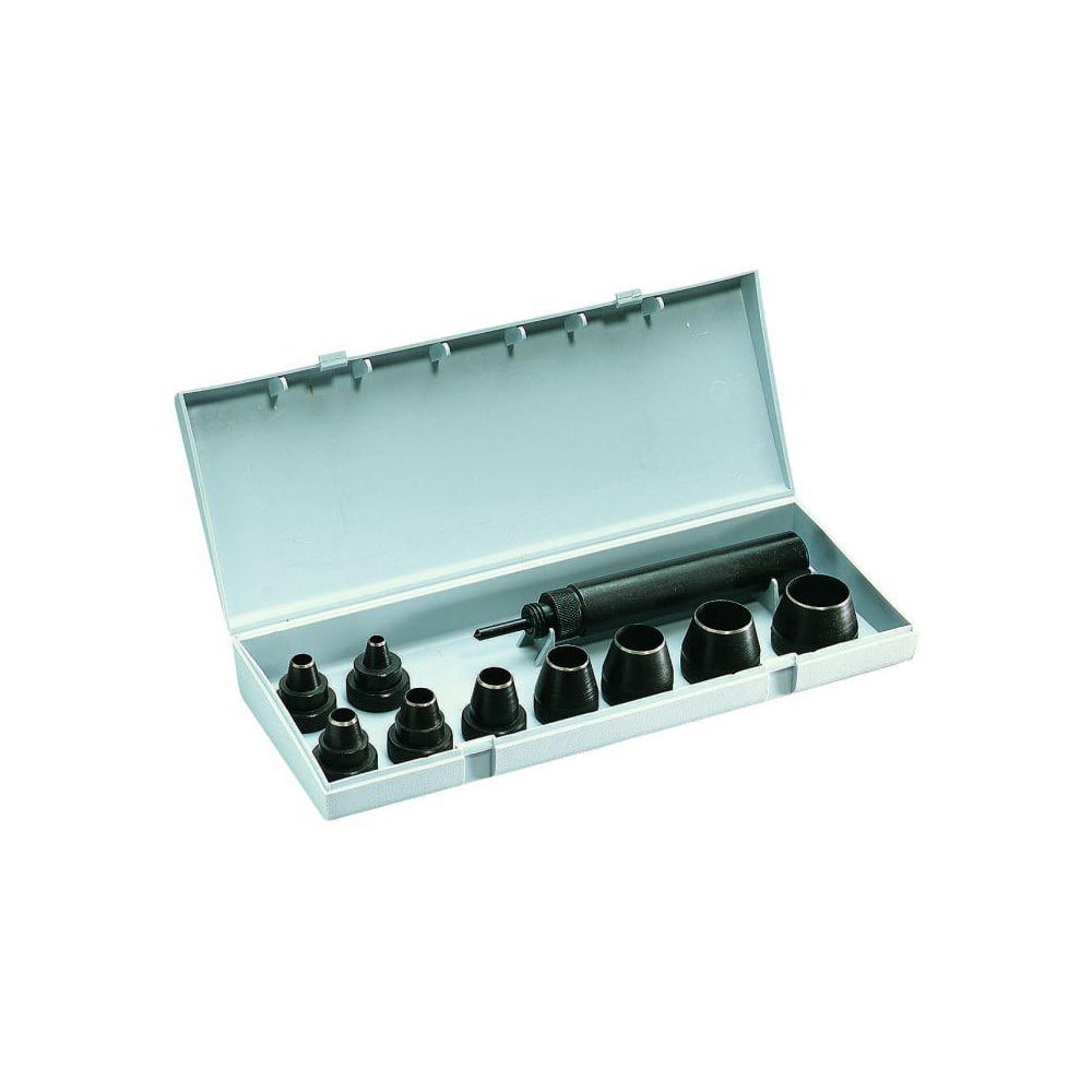 Hollow Punch Set: 10 Pc, 0.25 to 1"
