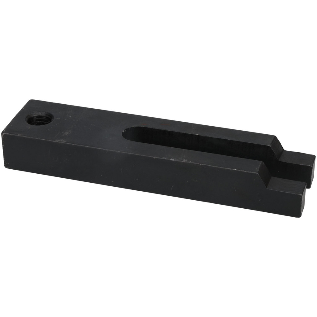 Gibraltar 1-3/4" Wide x 7/8" High, Carbon Steel, Black Oxide Coated, Tapered, U Shaped Strap Clamp - 21/32" Stud, 3-15/16" Travel, 7" OAL, 3/4"