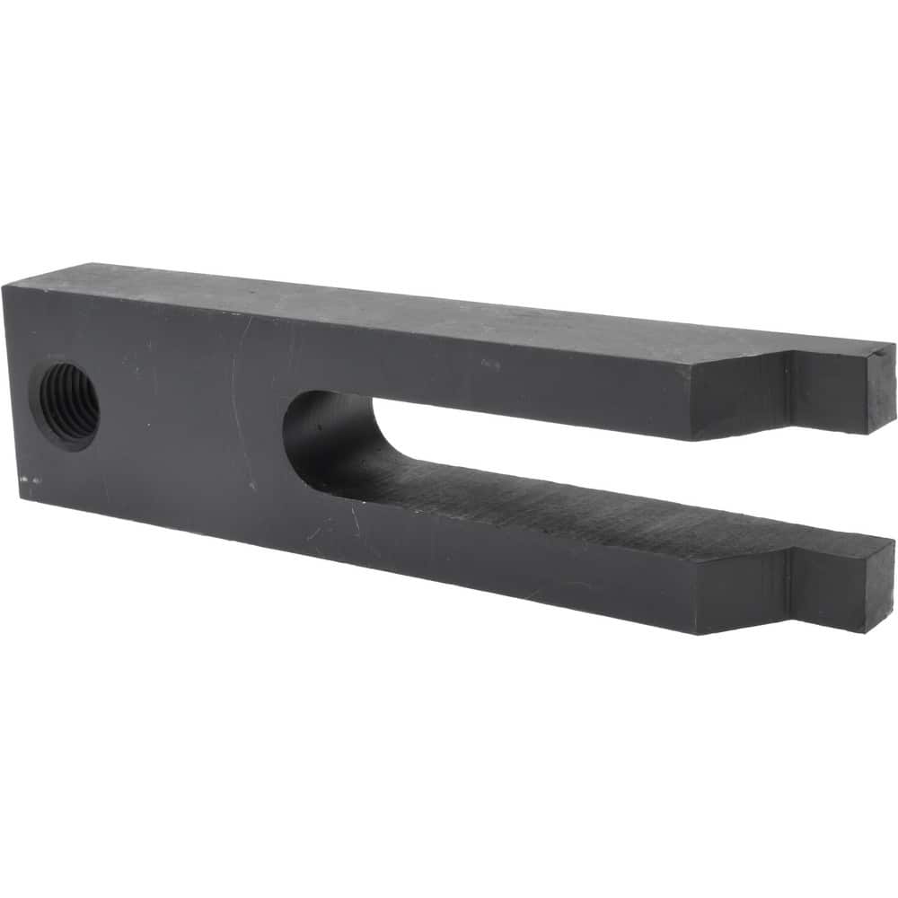 2-1/2" Wide x 1-1/2" High, Carbon Steel, Black Oxide Coated, Tapered, U Shaped Strap Clamp