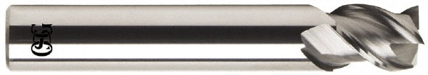 OSG 20416200 Corner Radius End Mill: 1" Dia, 1-1/4" LOC, 0.06" Radius, 3 Flutes, Solid Carbide Image