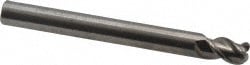 OSG 20412000 Corner Radius End Mill: 1/4" Dia, 3/8" LOC, 0.06" Radius, 3 Flutes, Solid Carbide Image