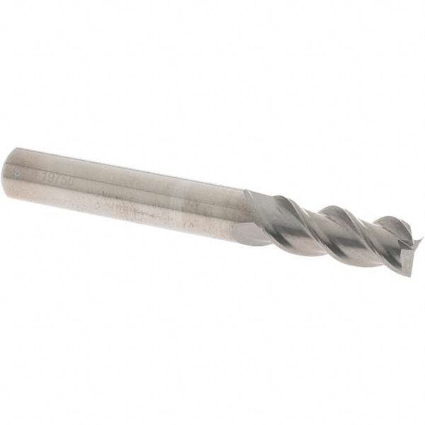 OSG 20422500 Square End Mill: 5/16 Dia, 13/16 LOC, 5/16 Shank Dia, 2-1/2 OAL, 3 Flutes, Solid Carbide Image