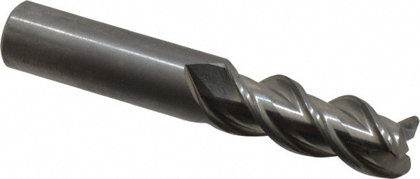 OSG 20425200 Corner Radius End Mill: 1/2" Dia, 1-1/4" LOC, 0.06" Radius, 3 Flutes, Solid Carbide Image