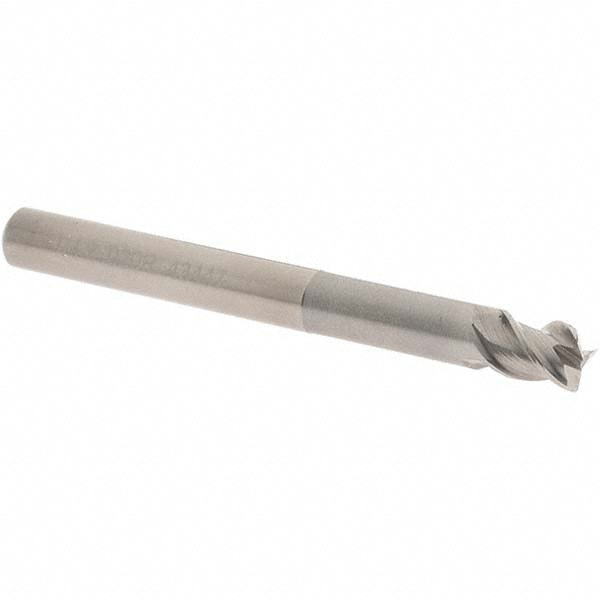 OSG 20430200 Corner Radius End Mill: 1/4" Dia, 1/4" LOC, 0.02" Radius, 3 Flutes, Solid Carbide Image