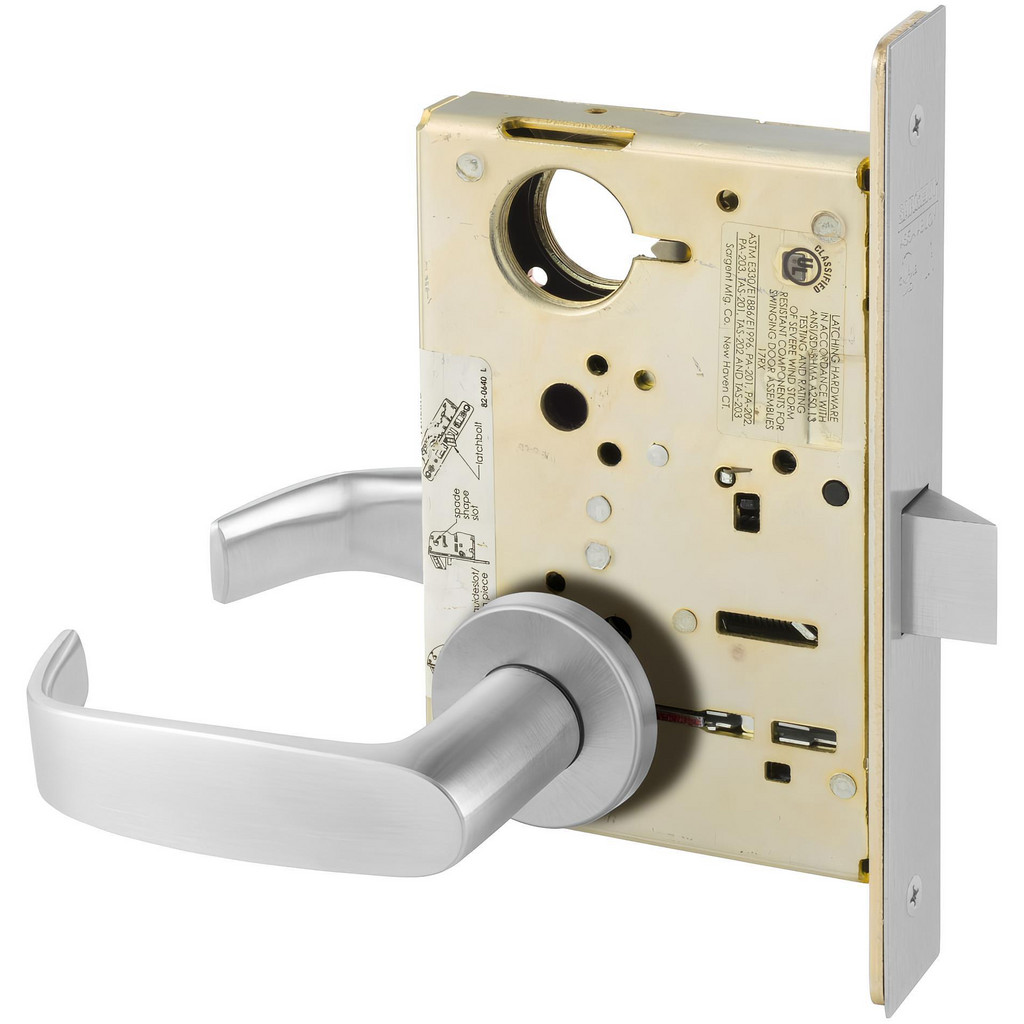 Sargent - Lever Locksets: Lockset Type: Grade 1 Passage Cylindrical ...
