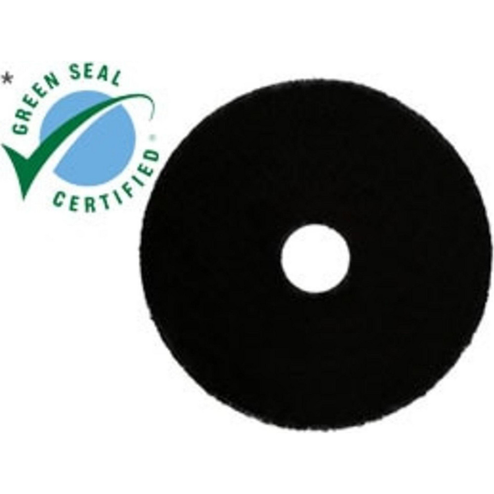 High Productivity Floor Pads 7300, Black, 432 mm, 17 in, 5 ea/Case