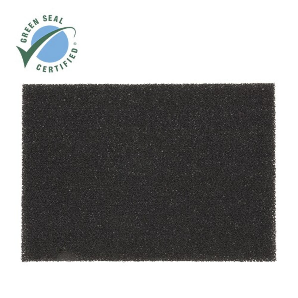 High Productivity Floor Pads 7300, Black, 460 mm, 18 in, 5/Case