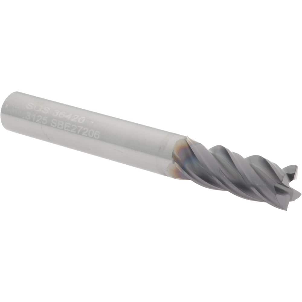 SGS - Square End Mill: 3/8
