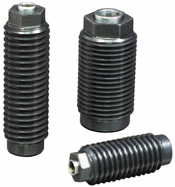 Threaded-Body Clamp Cylinders; Action Type: Single-Acting ; Operating Stroke Length (Decimal Inch): 1.0000 ; Operating Stroke Length (Inch): 1 ; Operating Volume (Cu. In.): 0.31 ; Effective Piston Area (Sq. In.): 0.31