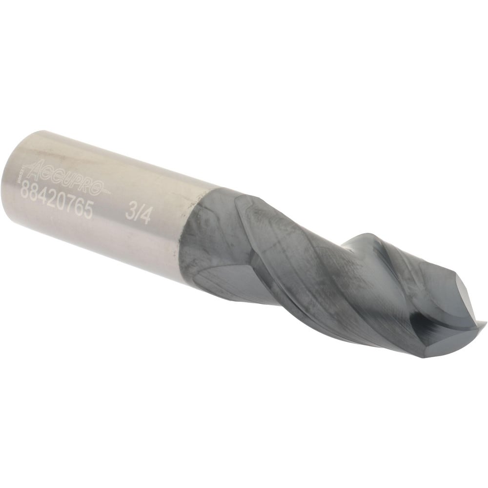 Accupro 12184054 Ball End Mill: 0.75" Dia, 1.5" LOC, 2 Flute, Solid Carbide Image