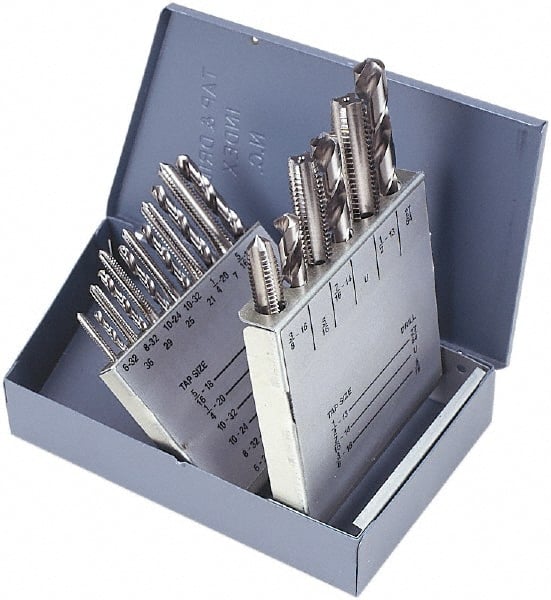 Cle-Line C00451 M2.5x0.45 to M6x1.00, Die and Drill Set 