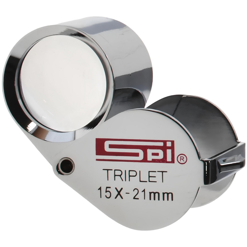 SPI - 10x Magnification, 53/64 Inch Lens Diameter, Triplet Lens Loupe -  88441126 - MSC Industrial Supply