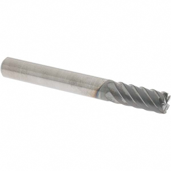 OSG - Corner Radius End Mill: 6 mm Dia, 13.00 mm LOC, 0.50 mm Radius, 6 ...