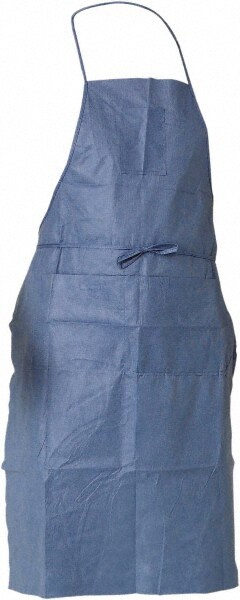 Disposable Bib Apron: Blue