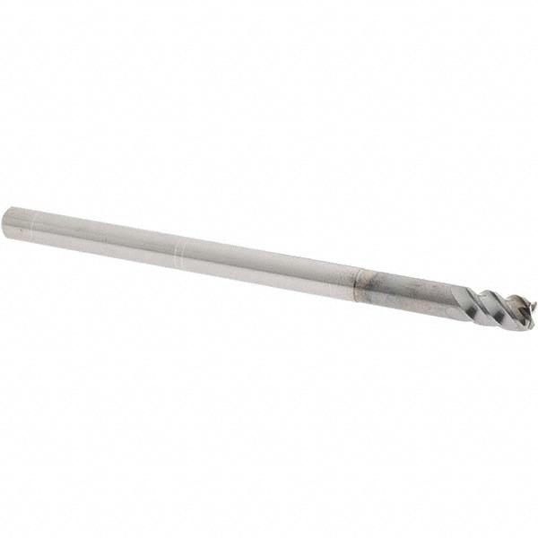 OSG 457106311 Corner Radius End Mill: 0.2362" Dia, 0.3543" LOC, 0.0197" Radius, 4 Flutes, Solid Carbide Image