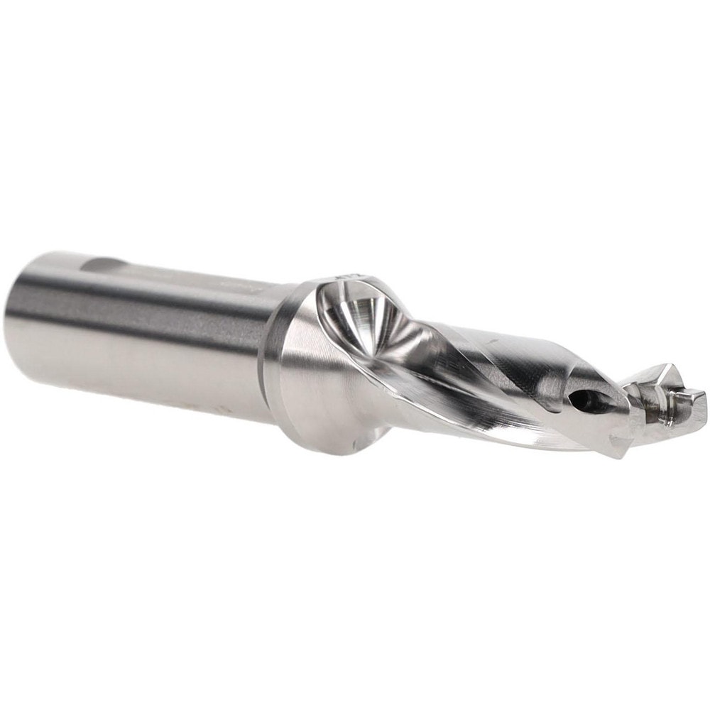 Replaceable-Tip Drill: 0.472 to 0.488" Dia, 1.41" Max Depth, 5/8" Weldon Flat Shank