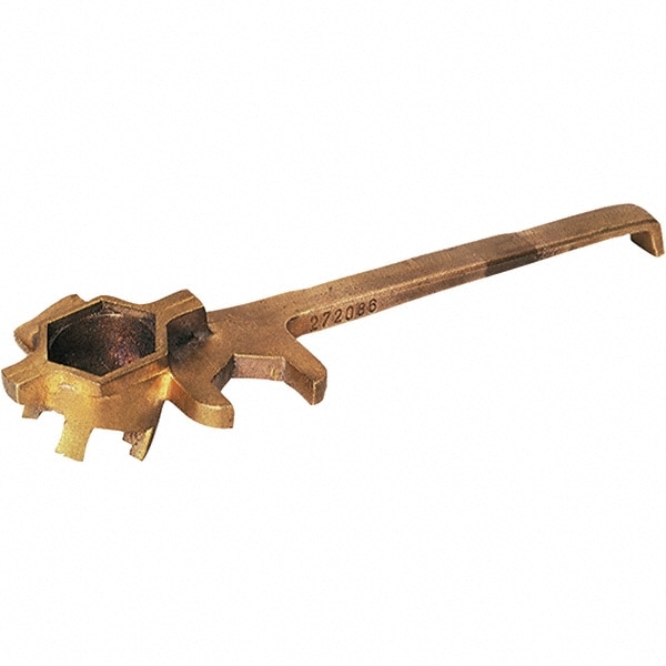 Drum & Tank Accessories; Accessory Type: Drum Plug Wrench ; For Use With: 30 Gallon & 55 Gallon Drums ; Material: Bronze ; Drum Capacity: 30 gal; 55 gal ; Height (Inch): 3-1/8 ; Overall Length (Inch): 11-1/2