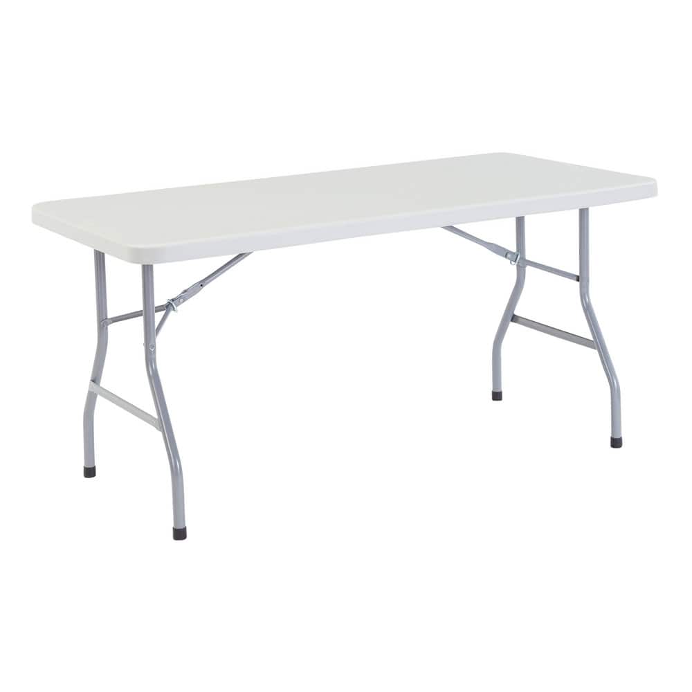 NATIONAL PUBLIC SEATING BT-3060 60" Long x 30" Wide x 29-1/2" High, Lightweight Folding Table 