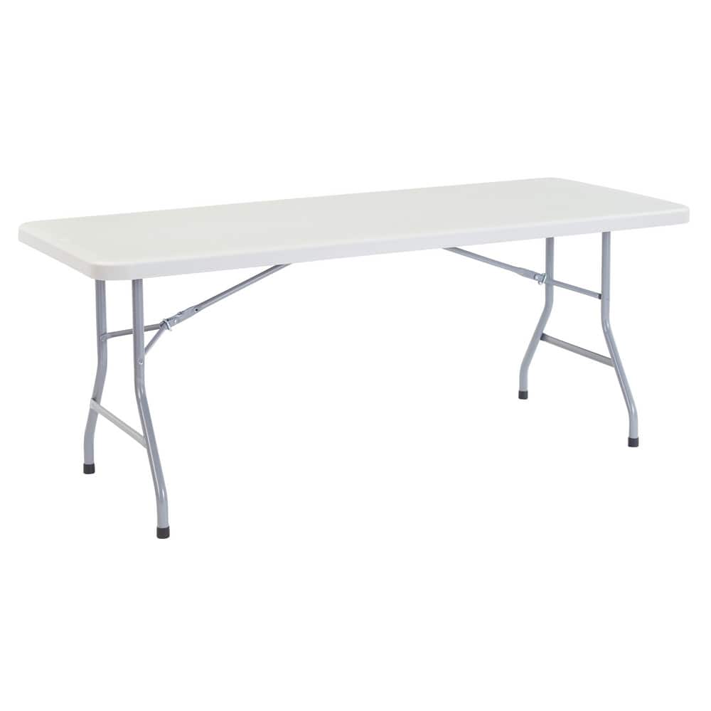 NATIONAL PUBLIC SEATING BT-3072 72" Long x 30" Wide x 29-1/2" High, Lightweight Folding Table 