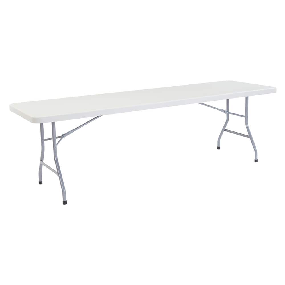 NATIONAL PUBLIC SEATING BT-3096 96" Long x 30" Wide x 29-1/2" High, Lightweight Folding Table 