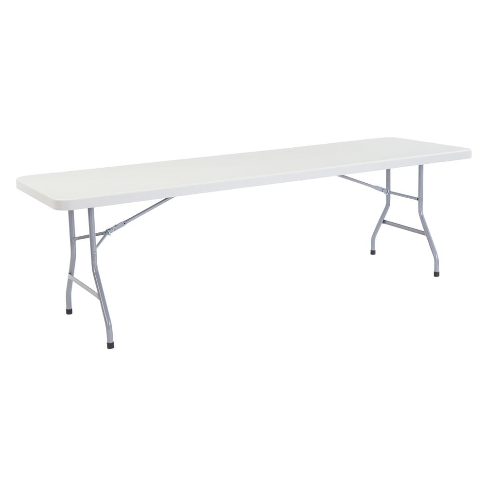96" Long x 30" Wide x 29-1/2" High, Lightweight Folding Table
