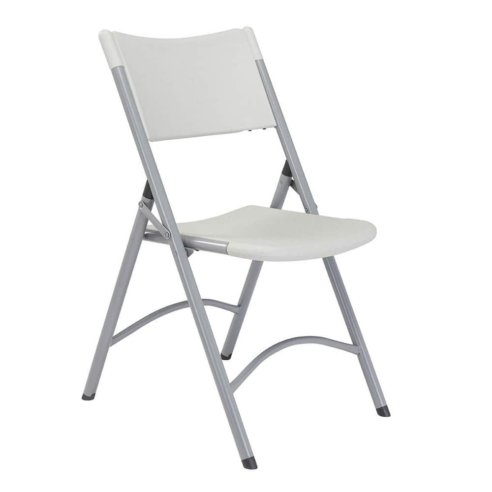 NATIONAL PUBLIC SEATING 602 Pack of (4) 18" Wide x 16-5/8" Deep x 32" High, Molded Resin Folding Chairs 