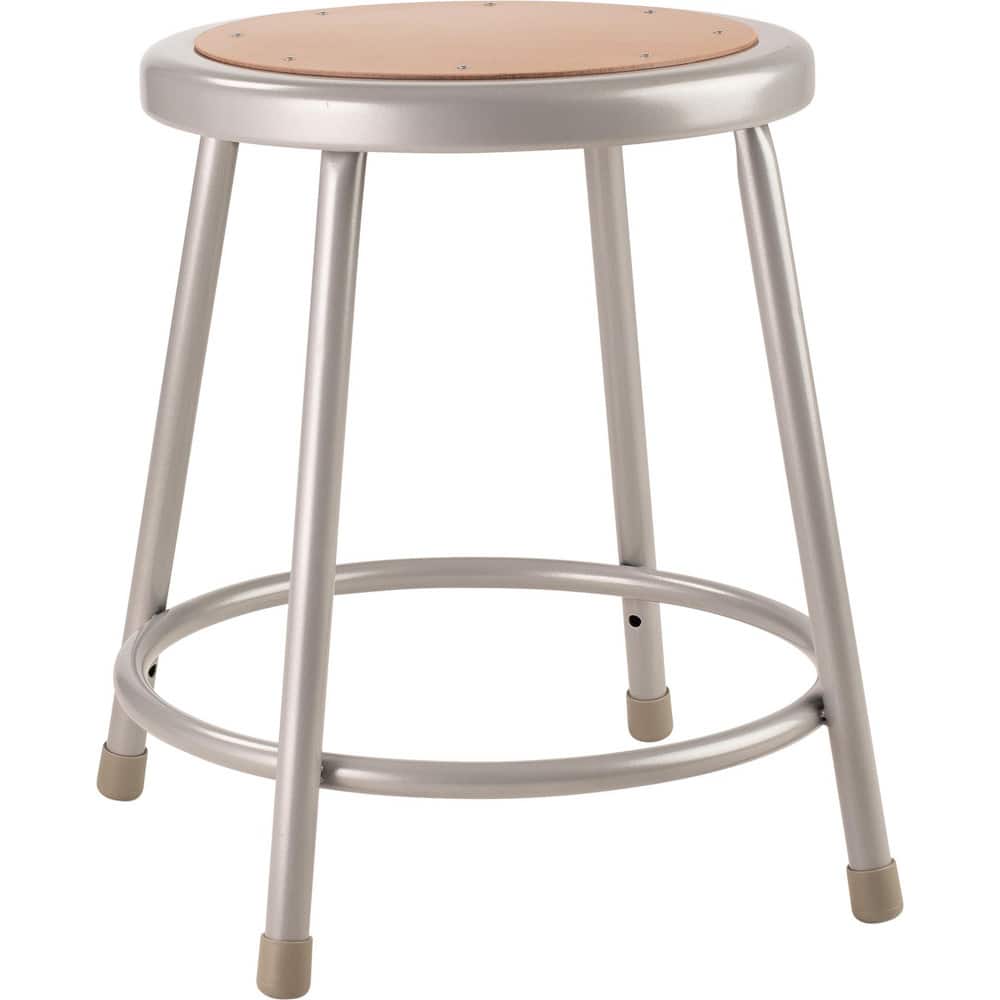 NATIONAL PUBLIC SEATING 6218 18 Inch High, Stationary Fixed Height Stool 