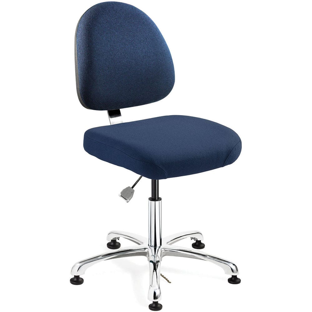 Bevco 9050M-E-F-NVY 15-1/2 to 21" High ESD Swivel Chair 