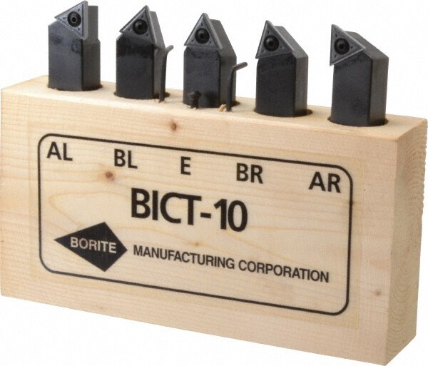 5/8" Shank Square Indexable Insert Tool Bit Set
