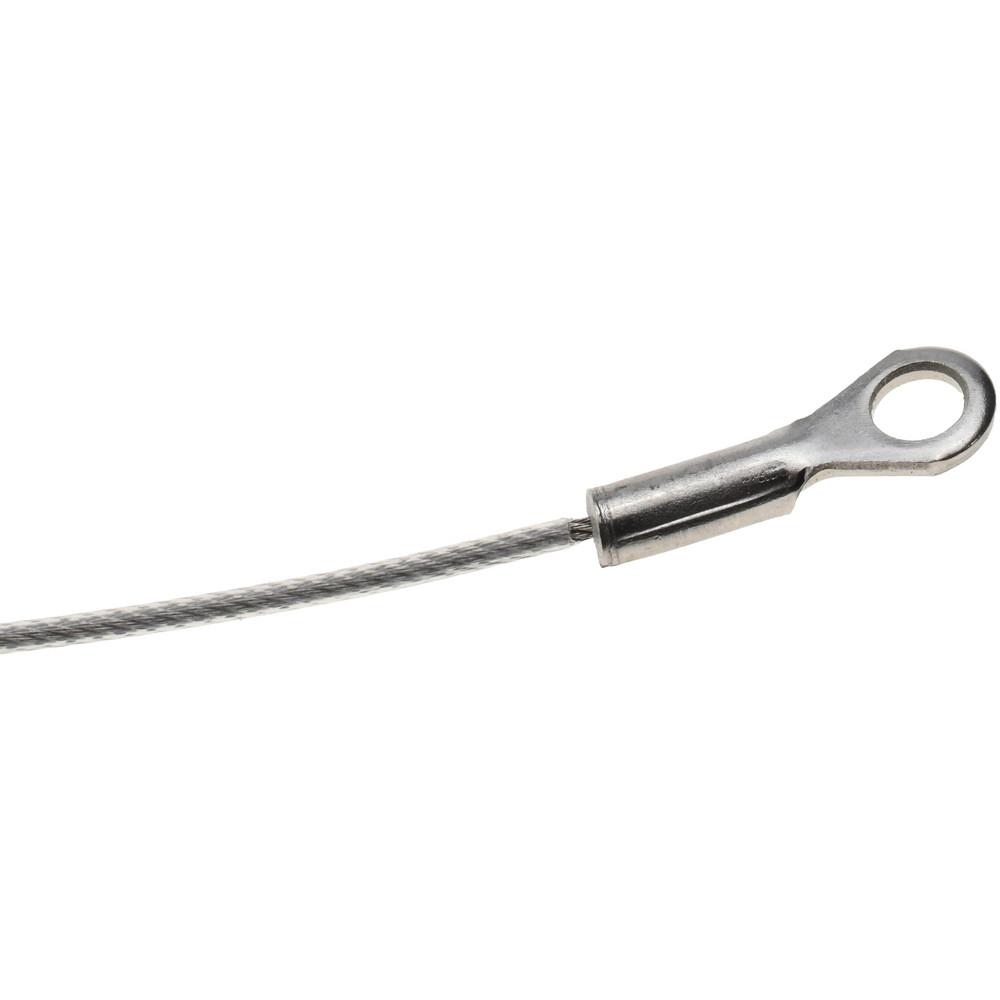 Value Collection 6" Long, Stainless Steel Cable Eye & Eye End, Quick Release Pin Lanyard MSC