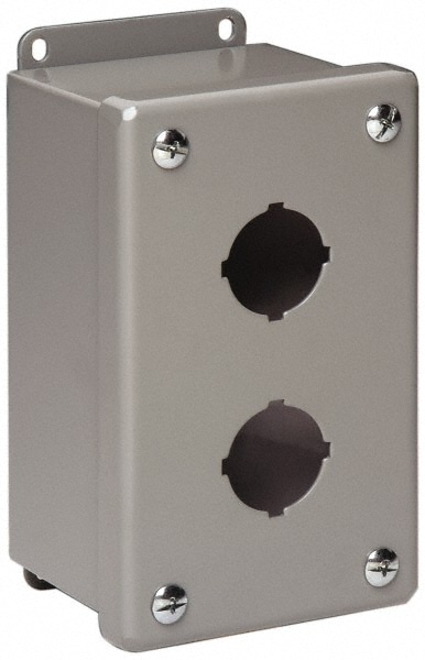 Cooper B-Line 78205113694 1 Hole, 1.203 Inch Hole Diameter, Stainless Steel Pushbutton Switch Enclosure Image