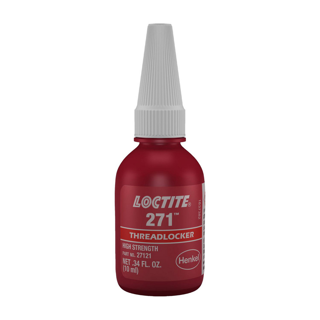 Loctite | Clover 271 Threadlocker, 10 ml Bottle - Red, high-strength, low-viscosity threadlocker | Part #135380