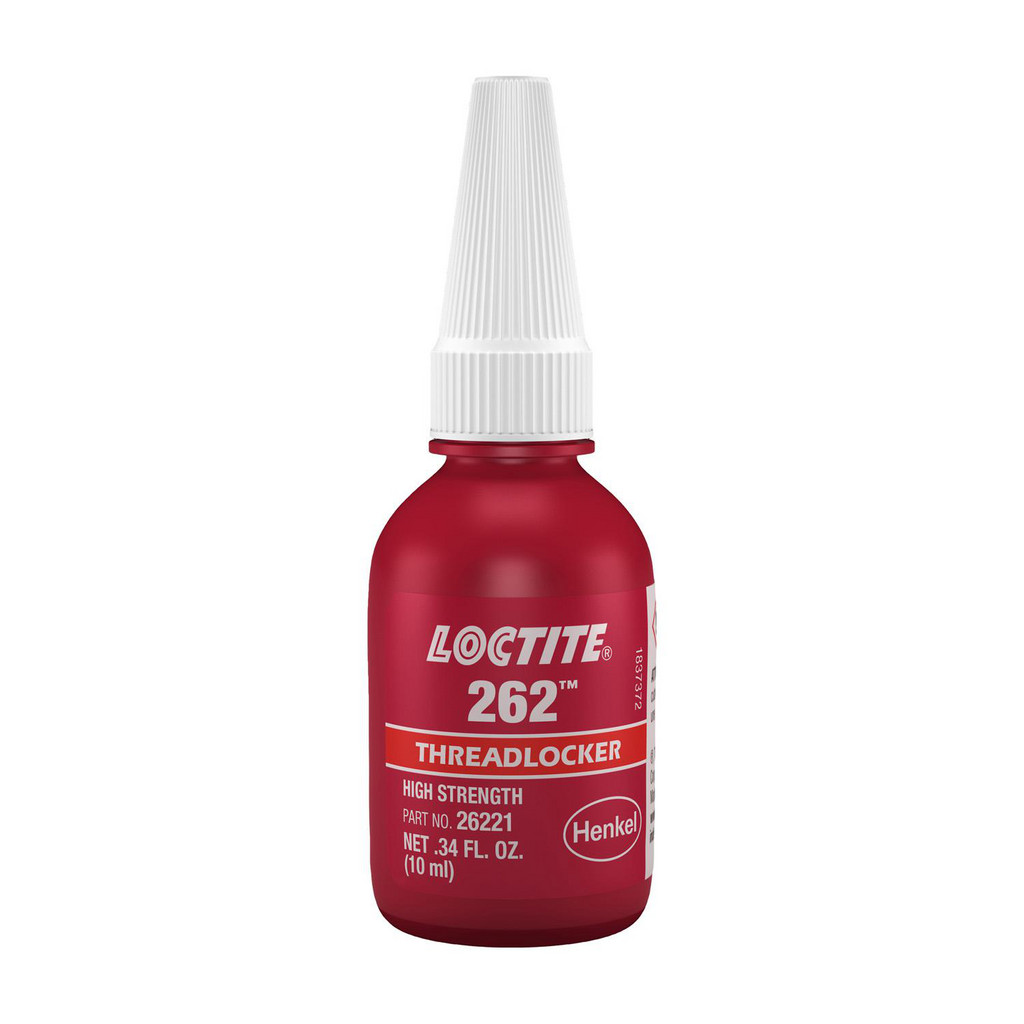 Loctite | Clover 262 Threadlocker, 10 ml Bottle - Red, high-strength threadlocker for large bolts | Part #231926