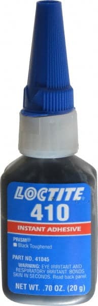 LOCTITE 135444 Adhesive Glue: 0.7 oz Bottle, Black 