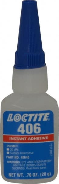 LOCTITE 135436 Adhesive Glue: 0.7 oz Bottle, Clear 